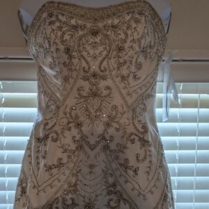 Christina Wu Ivory Beaded Bridal Gown Tag